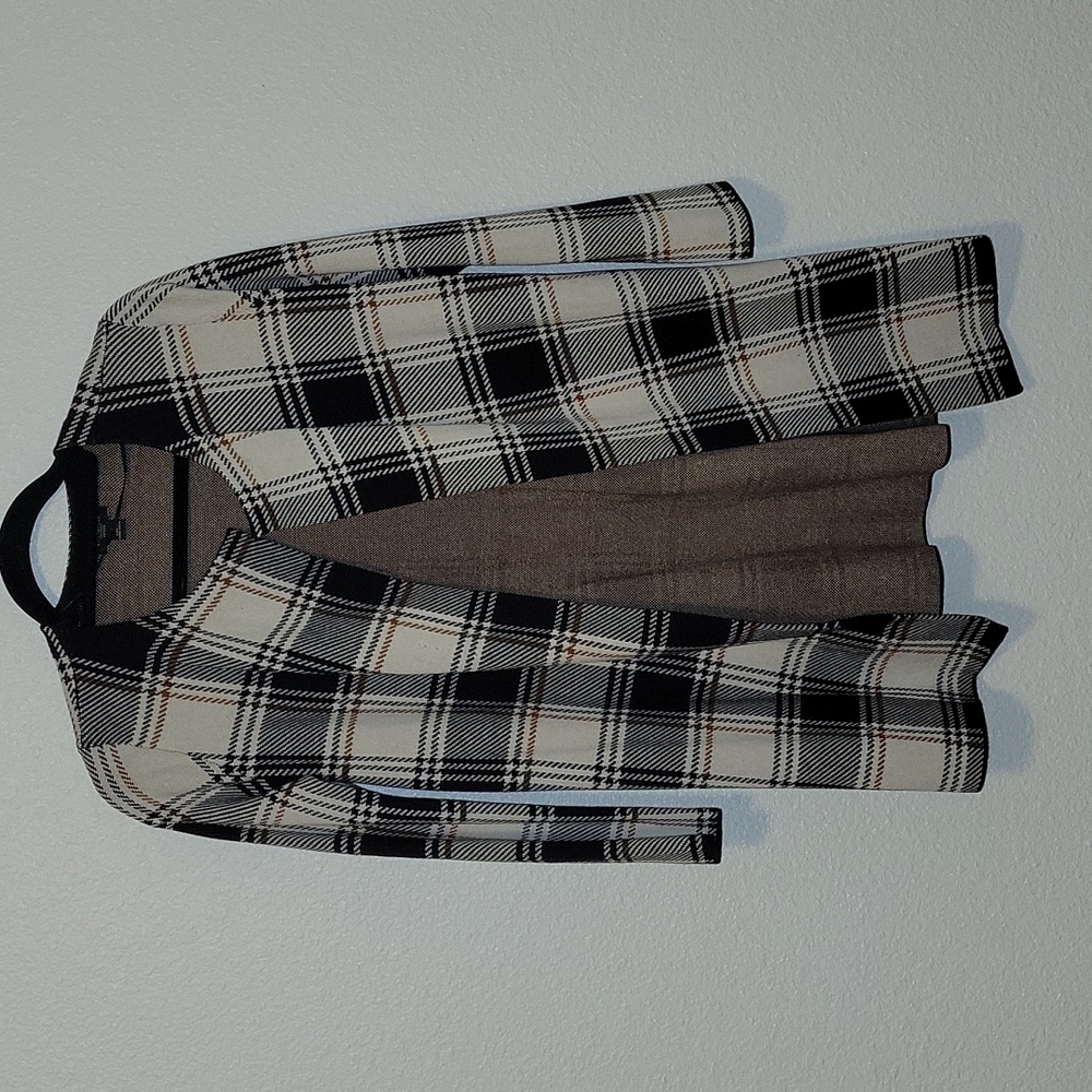 Ann Taylor Plaid Jacket